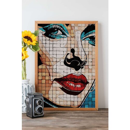 Wallity uramljena slika Popmosaıc21, 33x48 cm Cene