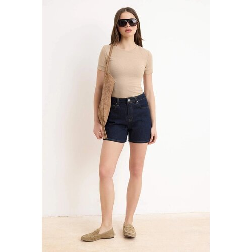 TRENDYOLMILLA ženski &scaron;orts Twoss26Sr00219, tamnoplava Cene