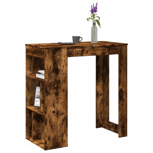 vidaXL Barski stol s stalcima boja hrasta 102 x 50 x 103,5 cm drveni Cijene