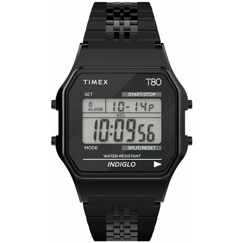Timex Ročna ura T80 TW2R79400 Black/Black