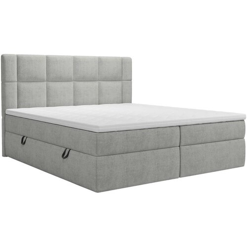 Boxxx POSTELJA Z VZMETNICO 160 cm x 200 cm , tekstil svetlo siva Slike