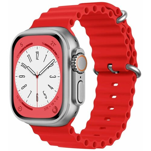 Moye smart watch ocean strap 44/45/49mm red Cene