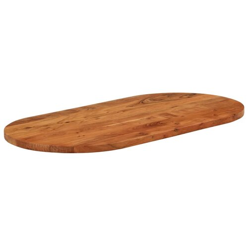 Stolna ploča 100x50x3,8 cm ovalna od masivnog drva bagrema Slike