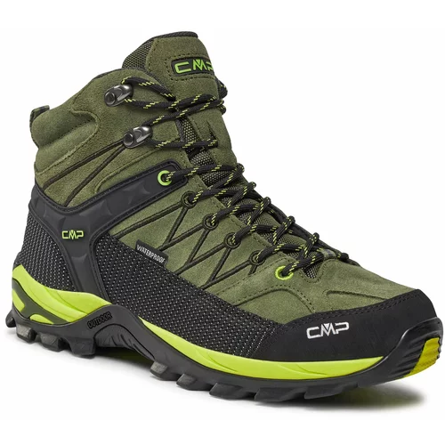 CMP Trekking čevlji Rigel Mid Trekking Shoes Wp 3Q12947 Kaki-Acido 02FP