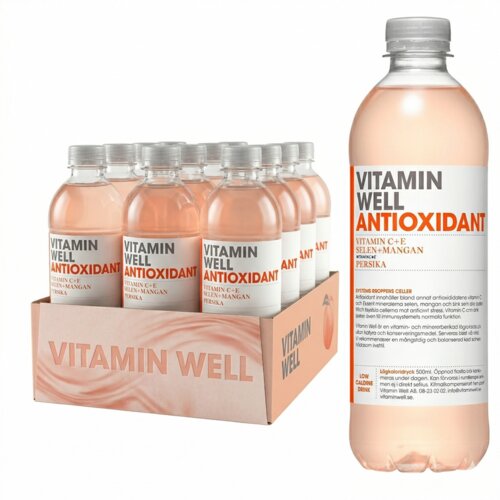Vitamin Well ANTIOXIDANT voda obogaćena vitaminima i mineralima 12x 500ml / XXL Cene