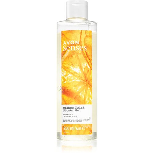 Avon Senses Orange Twist osvježavajući gel za tu&amp;scaron;iranje 250 ml Slike