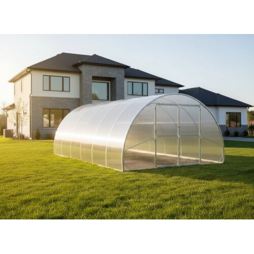  Modularni čelični plastenik Gaudi,6 mx4m, polikarbonat 4 mm , razmak između lukova 1m Cene