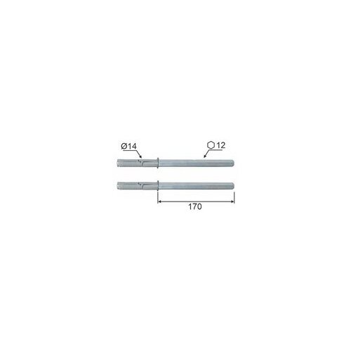Dabel skriveni nosač police OK12x170/fi14mm (2kom) DBP1 Cene
