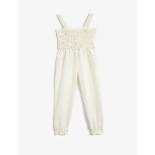 Koton Jumpsuit - White - Fitted