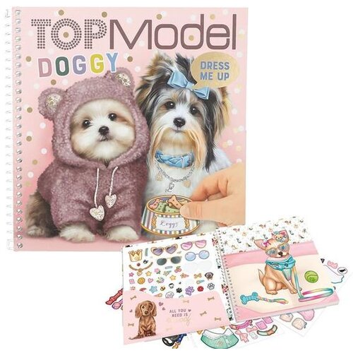 Top Model KNJIGA S NALJEPNICAMA DOGGY 77480 Slike