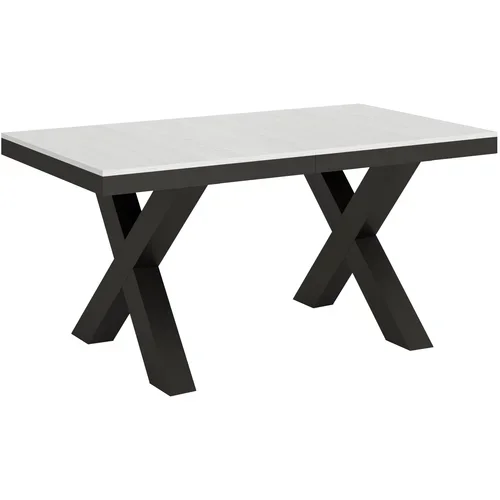 Itamoby   Traffic Evolution (90x160/264 cm) - bela, barva nog: antracit - raztegljiva jedilna miza, (20841986)