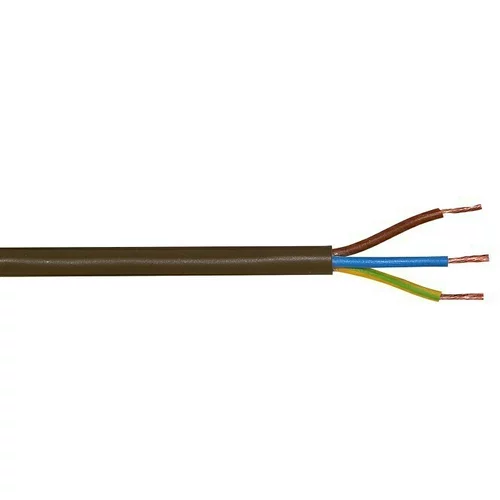 Kabel po dužnom metru (H05VV-F3G1,5, Smeđe boje)