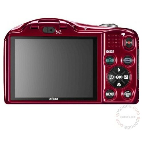 Nikon L610 Red digitalni fotoaparat Slike