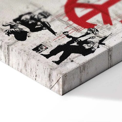  Slika - Street Crimes: Banksy Art 100x50 Na talijanskom platnu Slike