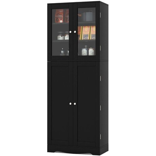 Costway Kuhinjska omarica Kredens 60 x 31,5 x 161,5 cm, (5000366761) Cene