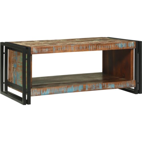 VidaXL stolić za kavu 90x50x38 cm Čvrsto obnovljeno drvo Slike