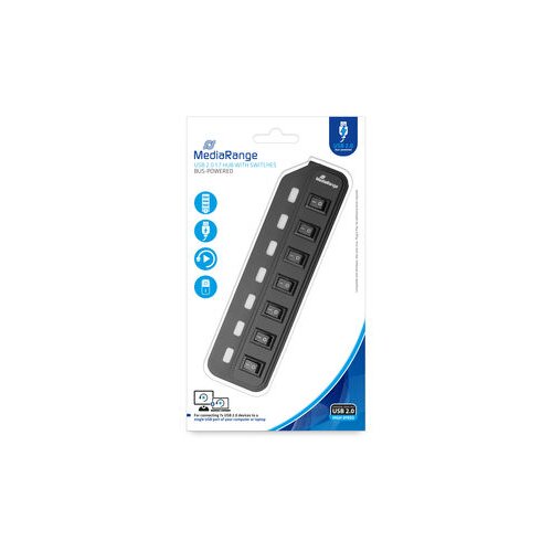 Mediarange Germany USB HUB 2.0 SA DODATNIH 7 USB PORTA MRCS504 Cene