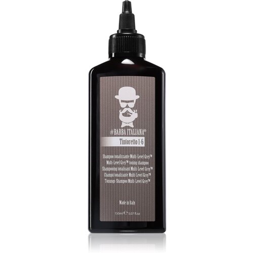 Barba Italiana Tintoretto Multi Level Grey &amp;scaron;ampon za toniranje za lase 150 ml Slike