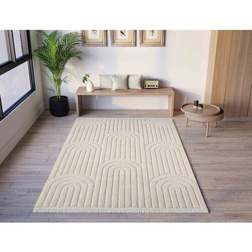 Conceptum Hypnose Janerio - Cream Cream Carpet (80 x 300) Cene