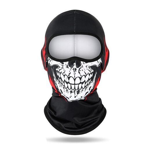 INF Skull Print Kolesarska Maska: Dihljiva Balaklava za Motoriste na Prostem, (5000078277) Cene