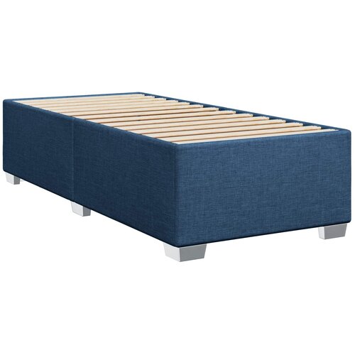  Boxspring krevet s madracem Plava 90 x 190 cm Tkanina Slike