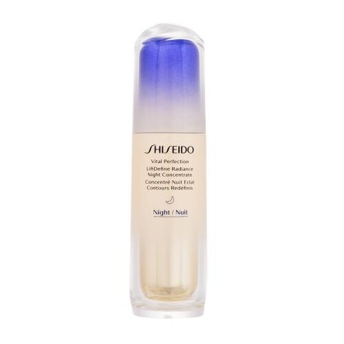 Shiseido Vital Perfection LiftDefine Radiance Night Concentrate noćni serum za lice protiv znakova starenja 40 ml za ženske Slike