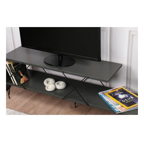Hanah home tv polica street anthracite Slike