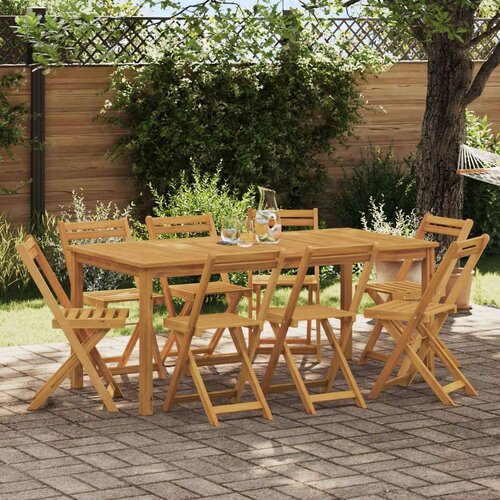  Vanjske bistro stolice 8 pcs Prirodna 40 x 53 x 80 cm Cene