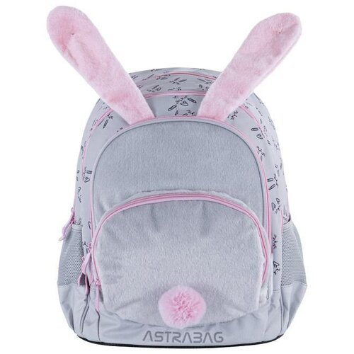 Astrabag školski anatomski ranac 39x28x15cm Honeybunny sivo-roze Cene