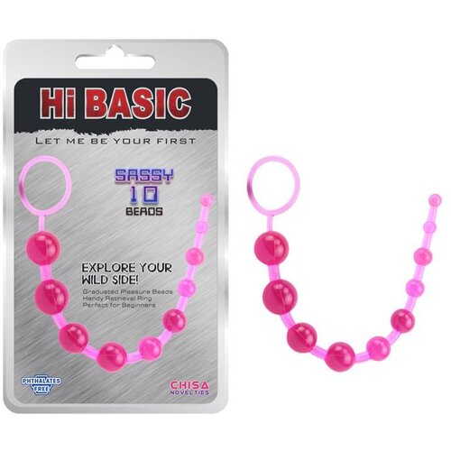 Chisa Novelties 2019 Analne Kroglice Sassy (roza) Cene