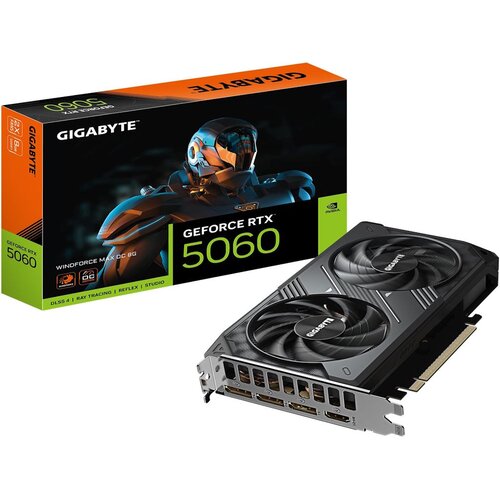 Gigabyte 5060 Windforce MAX OC 8GB GDDR7, 128-bit, 3x DP, 1x HDMI Cijene