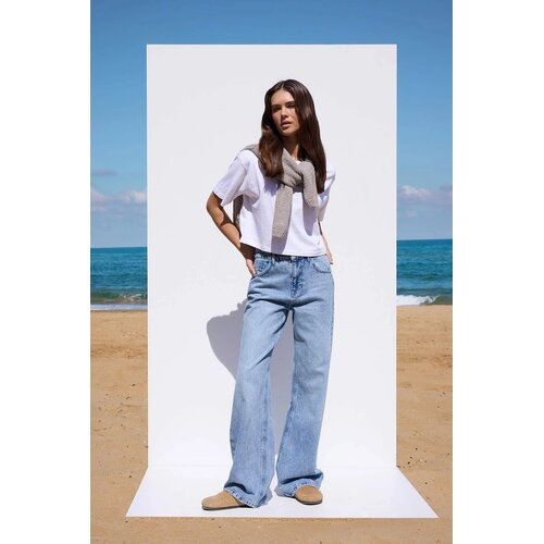 TRENDYOLMILLA ženske pantalone Twoaw26Je00217, plava Cene