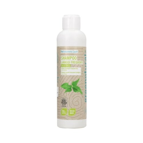 Greenatural &amp;Scaron;ampon z lanovim oljem in koprivo - 250 ml Slike