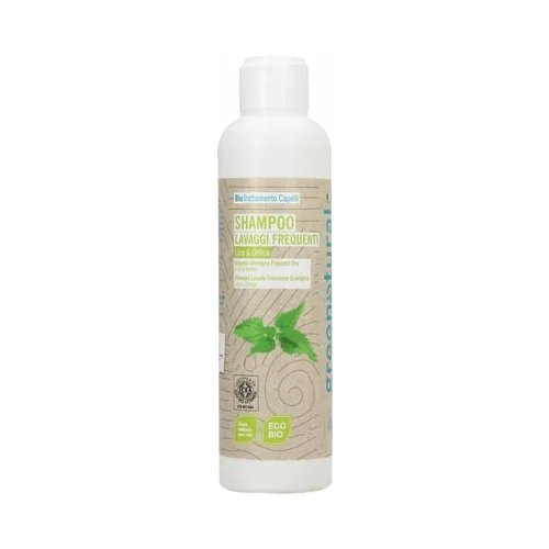 Greenatural Šampon z lanovim oljem in koprivo - 250 ml