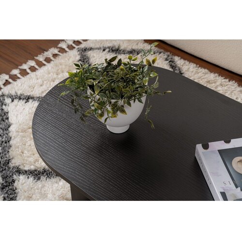 Kalune Design Črna klubska mizica v mat dekorju 60x119 cm Sable &amp;ndash; Slike