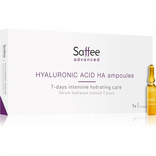 Saffee Advanced Hyaluronic Acid Ampoules ampule – sedmodnevna intenzivna njega s hijaluronskom kiselinom 7x2 ml