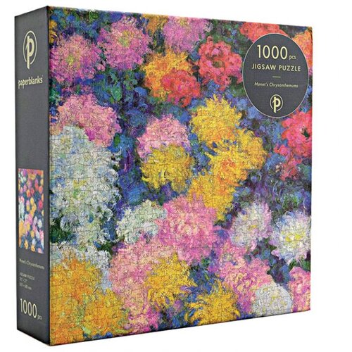 Puzzle 1000 KOM MONET&amp;rsquo;S CHRYSANTHEMUMS PAPERBLANKS PA9761-7 Slike
