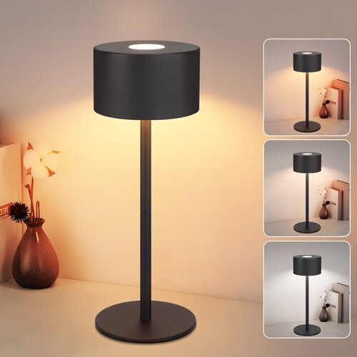 Nettlife Brezžična LED namizna svetilka na dotik z možnostjo zatemnitve, 3 barvne temperature, polnilna baterija USB, (5000046052) Slike