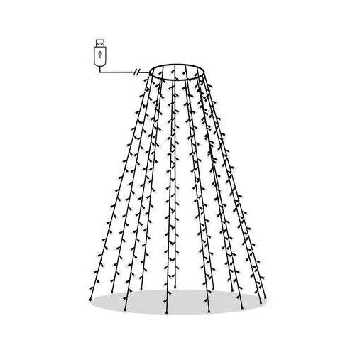  Mrežasta rasvjeta za božićno drvce s 210 LED žarulja 210 cm Slike