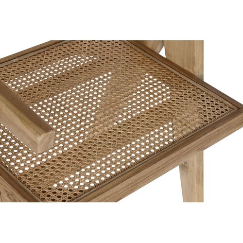  Jedilni Stol DKD Home Decor Naraven Tik Ratan (58 x 56 x 82 cm) Slike