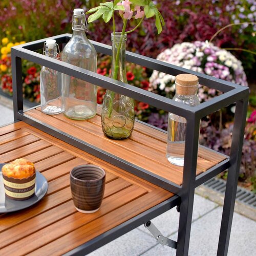 Gardenson Miza Za Balkon Santorin, Aluminij, Masivno Slike