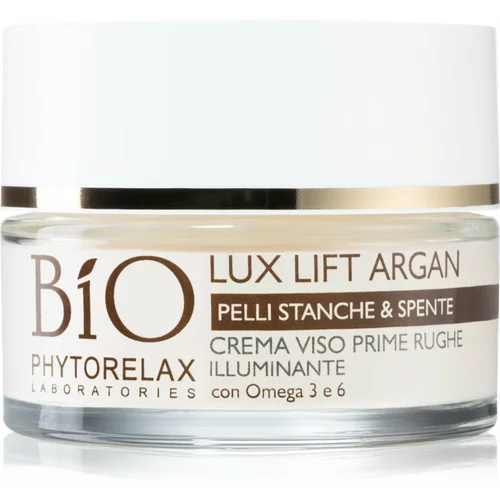 Phytorelax Laboratories Lux Lift Argan krema za posvetljevanje za prve gube 50 ml