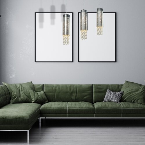  Luster na sajli MOONLIGHT 3xE14/40W/230V Slike
