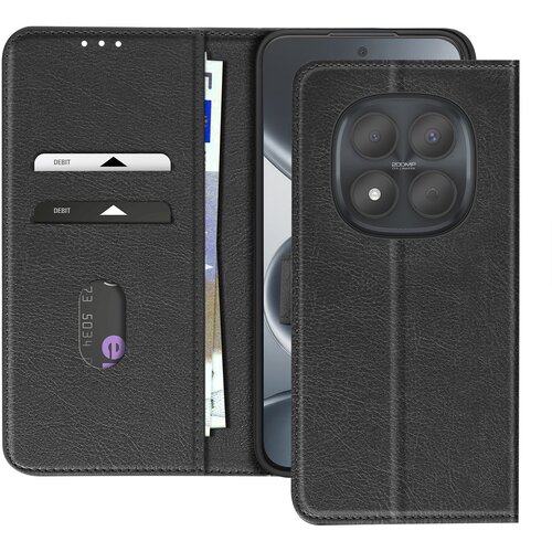 AVIZAR Denarnica etui za Redmi Note 15 Pro 5G Chesterfield z zrnatim vzorcem in funkcijo stojala, Črna, (5000189109) Cene
