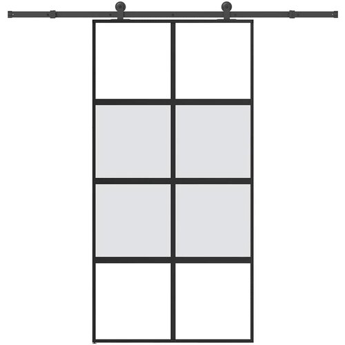  Klizna vrata s priborom 102,5x205 cm kaljeno staklo i aluminij Cijene