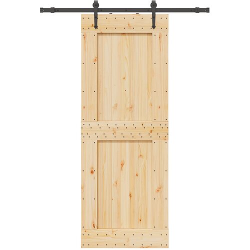  Klizna vrata NARVIK Prirodna i crna 85 x 210 cm (152,5 cm) Slike