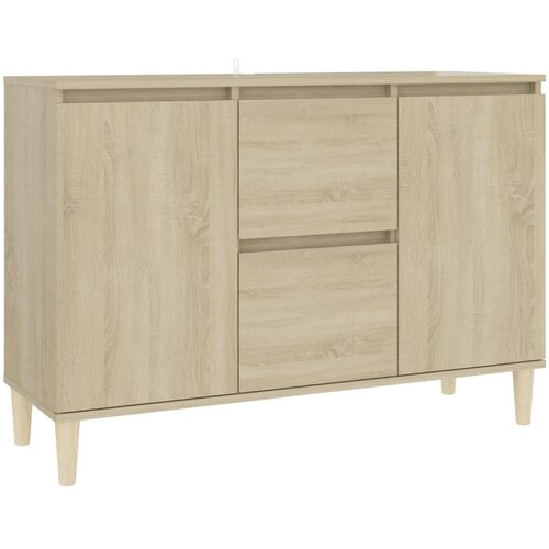 Maison Chic Komoda - Predalnik sonoma hrast 103,5x35x70 cm iverna plo&amp;scaron;ča, (21717926) Slike
