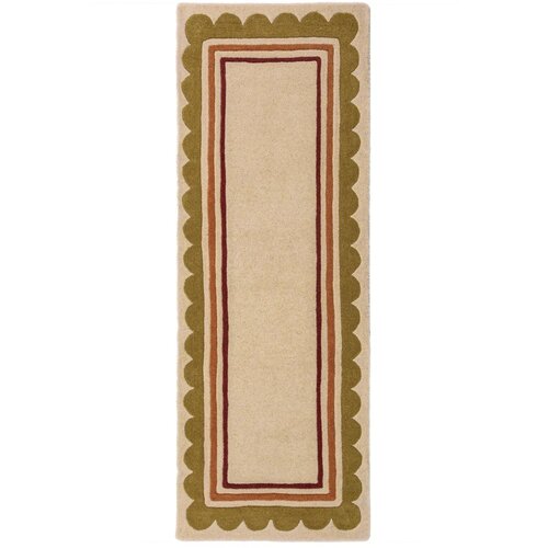 Flair Rugs Ročno tkan volnen tekač v naravni barvi 80x230 cm Lois &ndash; Cene
