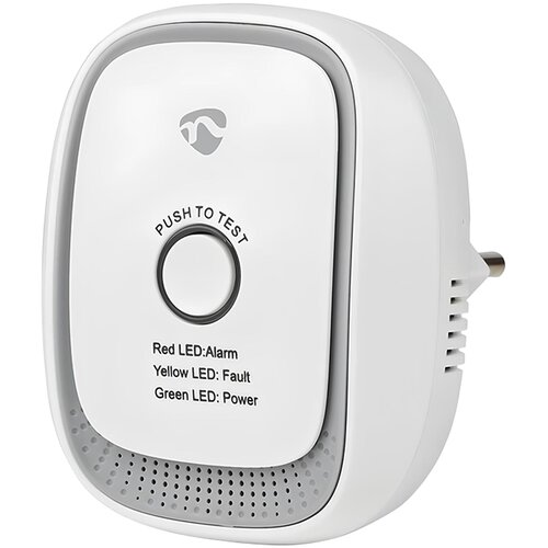 Nedis Pametni detektor plina 75dB trajnost 5 let SmartLife, Bela, (5000277682) Cene