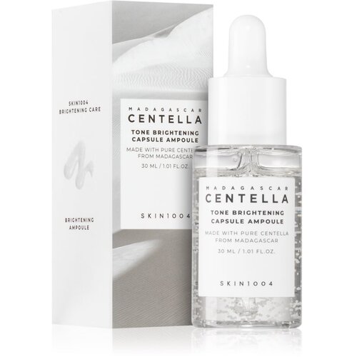 SKIN1004 Madagascar Centella Tone Brightening Capsule Ampoule vlažilni serum za posvetlitev in zgladitev kože 30 ml Slike